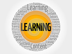 Learning circle stamp