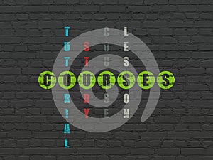 Learning concept: word Courses in solving