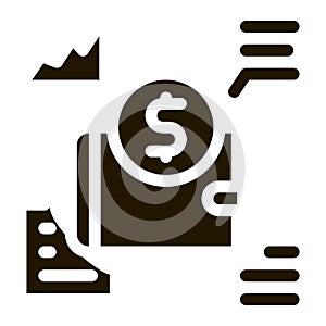learning functions parsing icon Vector Glyph Illustration