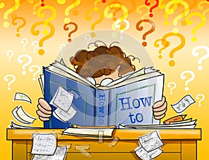 Learning from a how to book