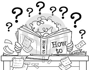 Learning from a how to book