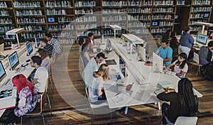 Learning Library Intelligence Inspiration Kids Concept