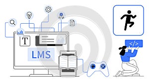 Learning Management System with Digital Tools, Gamification Features, and Interactive Elements