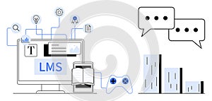 Learning Management System with Gamification, Communication, and Analytics Tools for Education