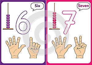 learning the numbers 0-10, Flash Cards, educational preschool activities