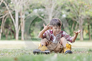 Learning at outdoor with nature