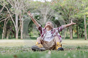 Learning at outdoor with nature