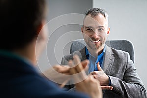 Learning Sign Language For Deaf