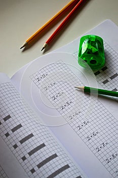 learning to count and write numbers correctly