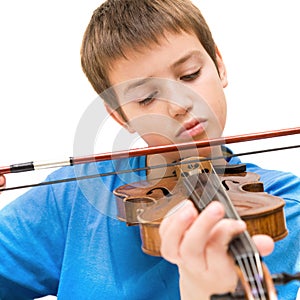 Learning to play violin