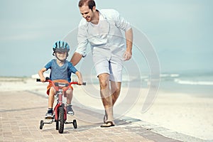 Learning to ride a bike