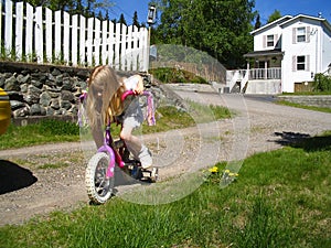 Learning to ride a bike