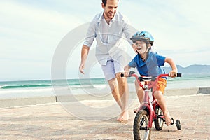 Learning to ride a bike