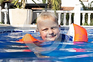 Learning to swim photo