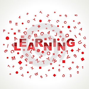 Learning word with in alphabets