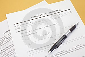 Lease agreement