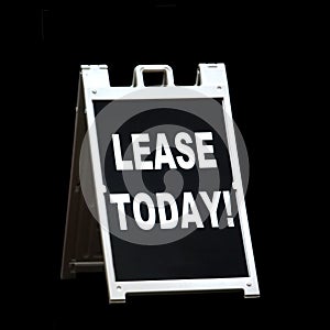 Lease Today Sign