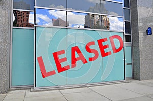 Leased Sign photo