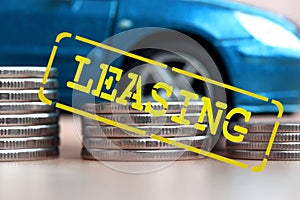 Leasing - a form of lending when you purchase expensive goods