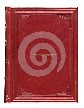 Leather Antique book cover with engraved