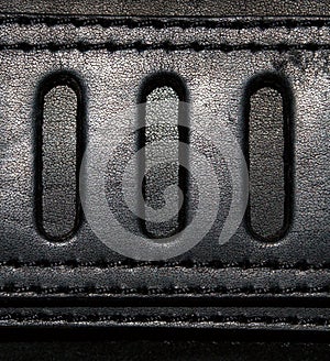 Leather backstitch background