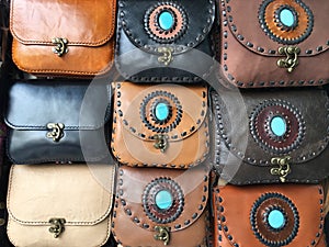 Leather bags for sale in Thailand
