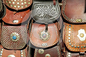 Leather bags souvenirs