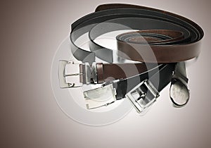 Leather belt