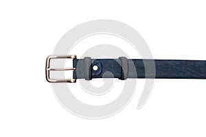 Leather belt isolated on white background