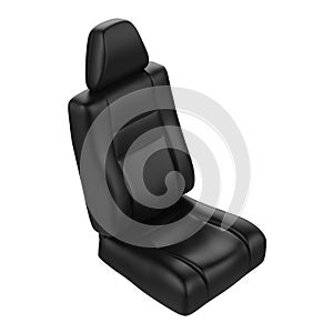 Leather car seat