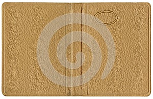 Leather cover Beige photo