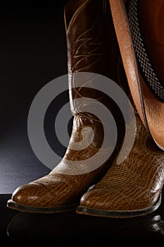 Leather Cowboy Boots