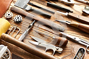 Leather crafting tools