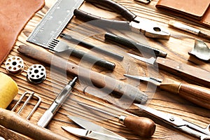 Leather crafting tools