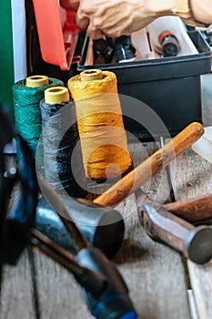 Leather crafting tools