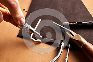 Leather crafting tools