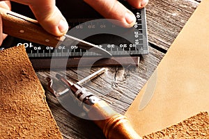 Leather crafting tools