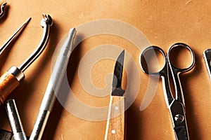 Leather crafting tools
