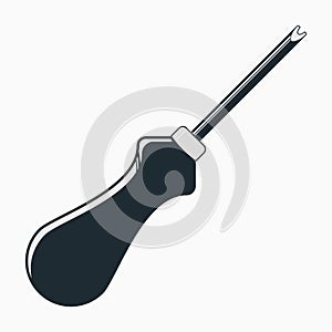 Leather Edge Beveler. Vector