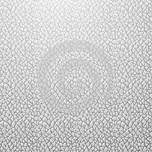 Leather grain texture white background. Vector illustration