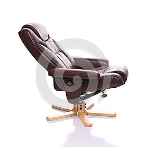 Leather heated recliner chair