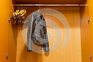 Leather jacket photo