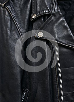 Leather jacket detail2