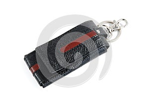 Leather key chain