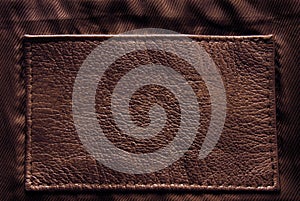 Leather label