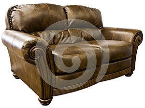 Leather Loveseat Sofa photo