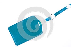 Leather luggage tags labels