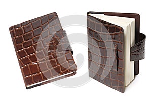 Leather notebook