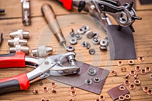 Leather punch tools