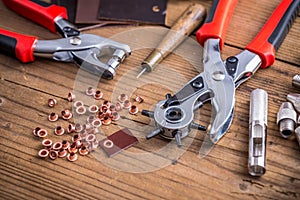 Leather punch tools